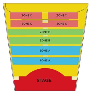 Seating Plan - Stand-up Comedy Show