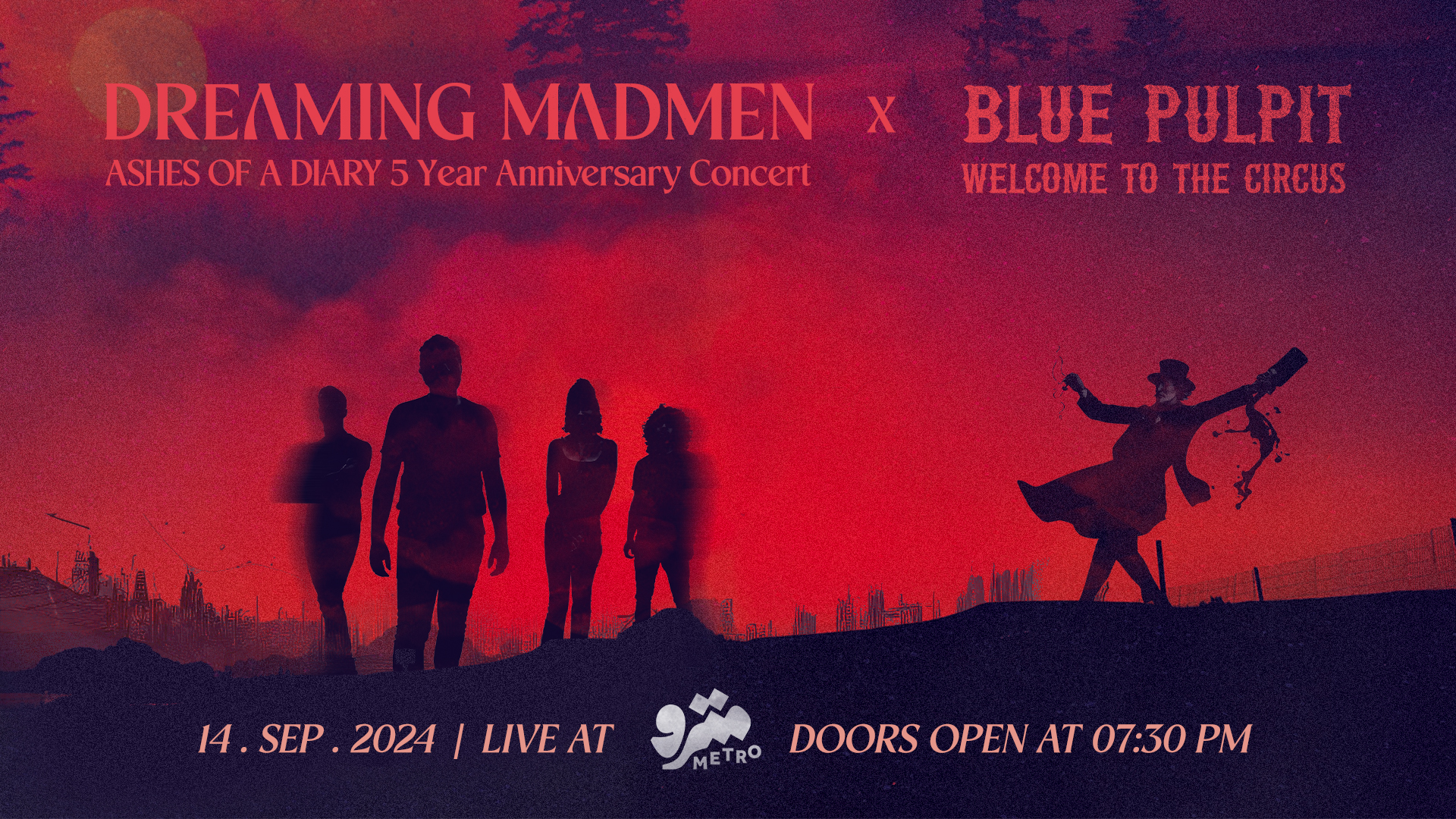 Dreaming madmen x Blue pulpit live