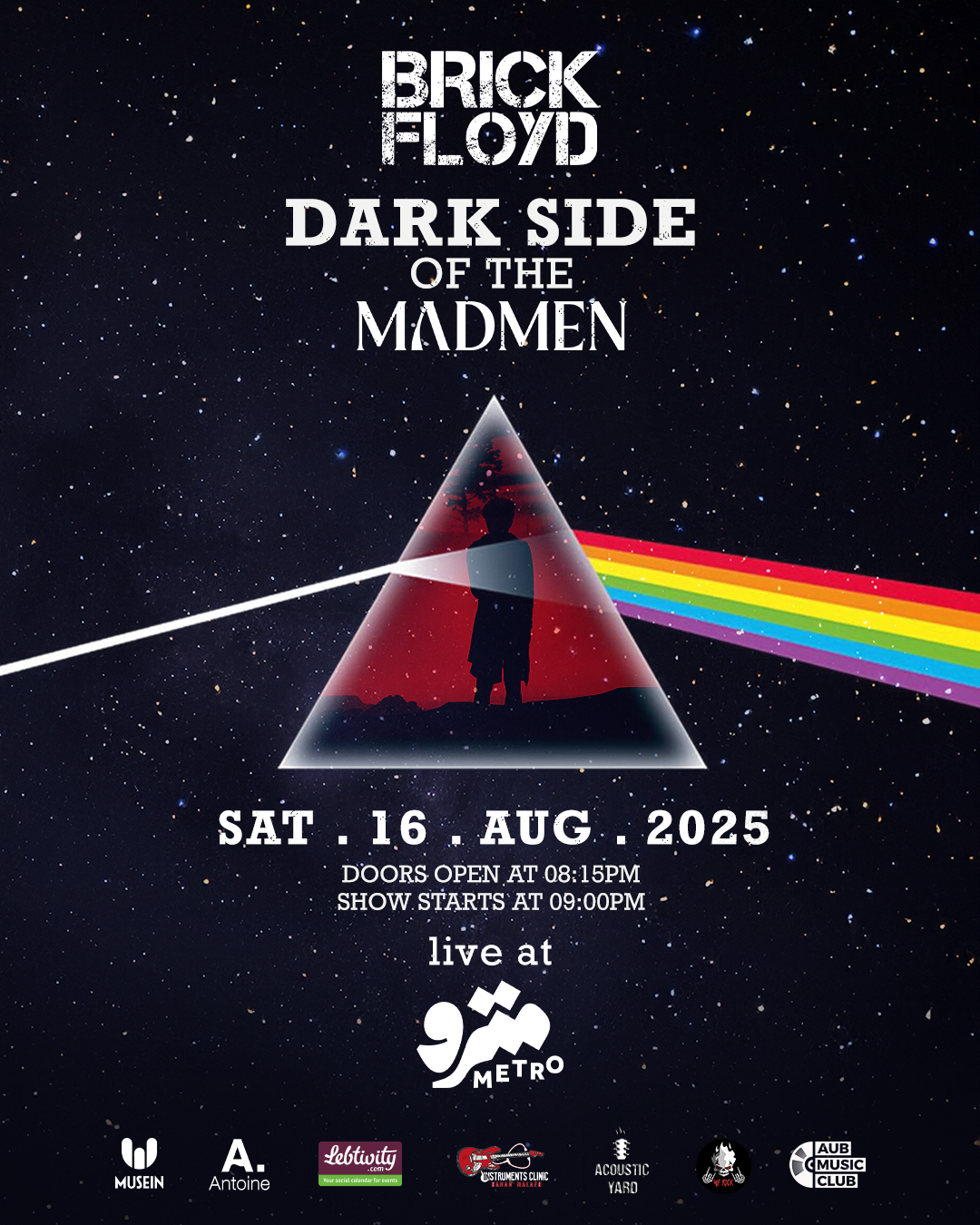 DARK SIDE OF THE MADMEN – BRICK FLOYD LIVE