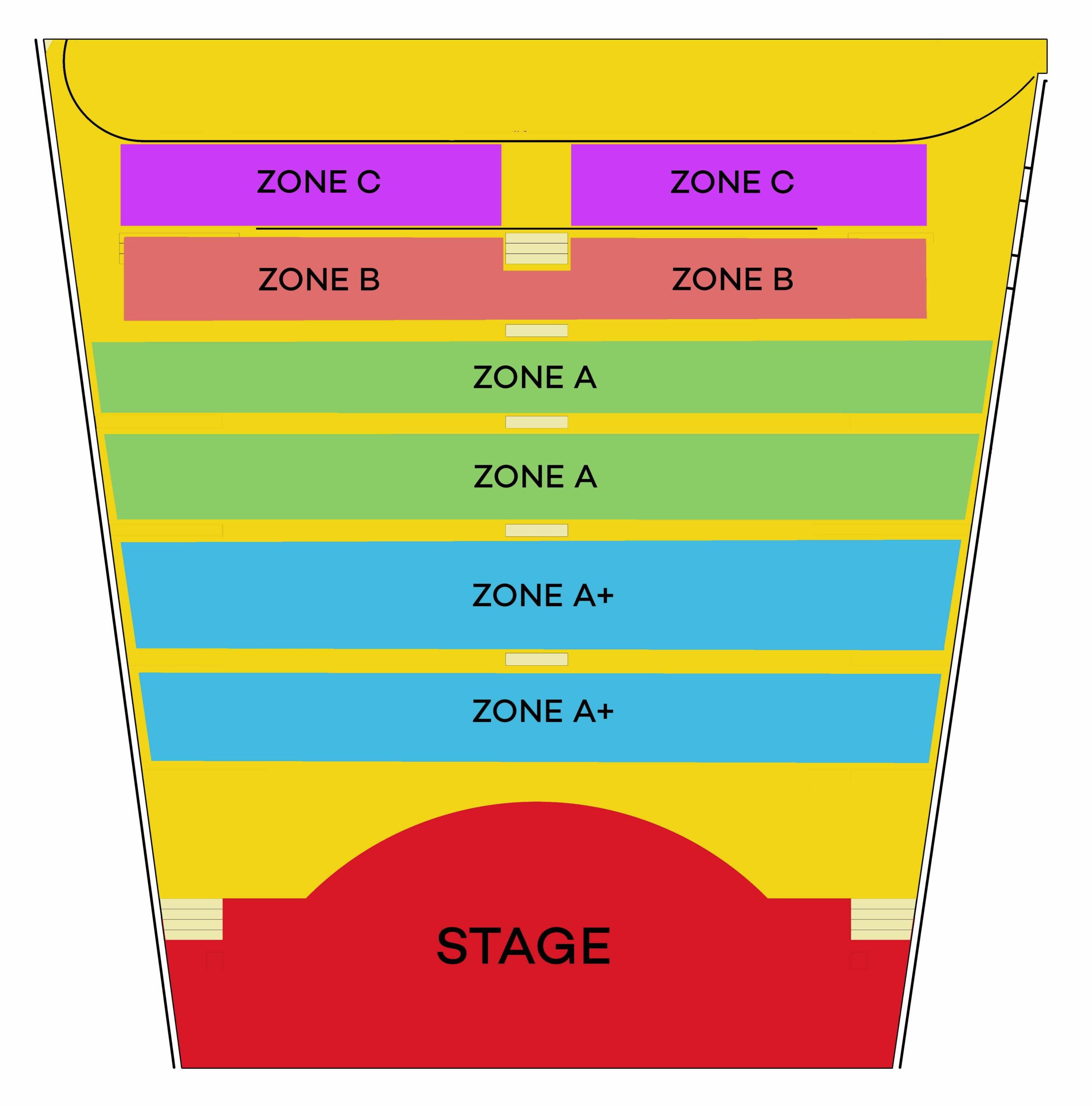 Seating Plan - Yara Lapidus: Premier concert au Liban