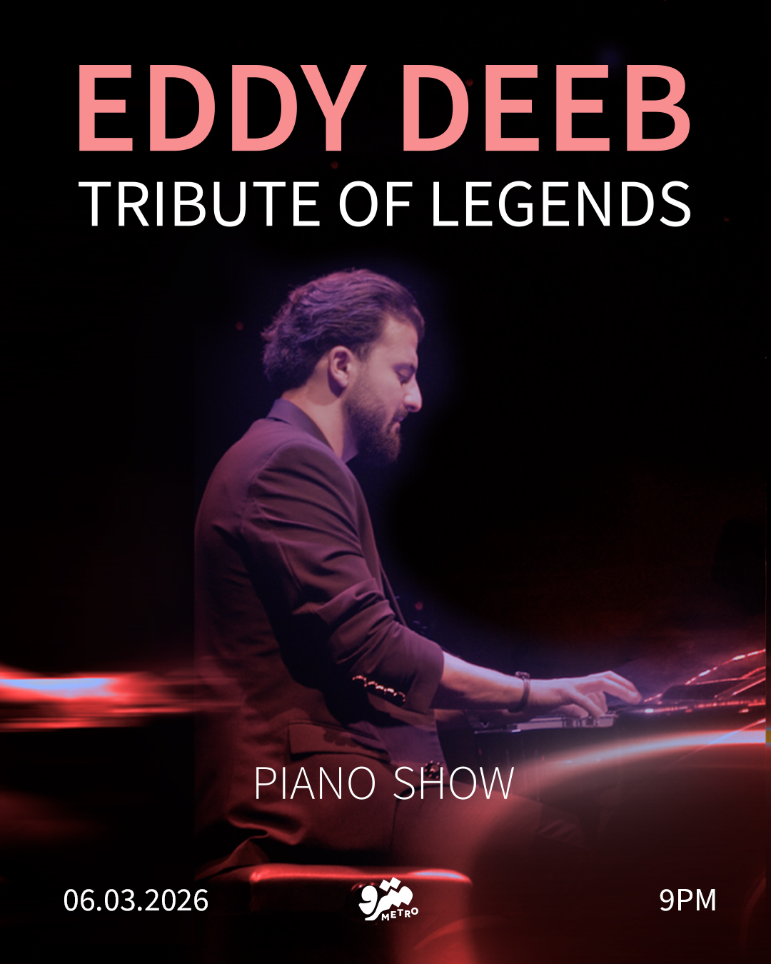 Eddy Deeb – Piano Show | Tribute of Legends