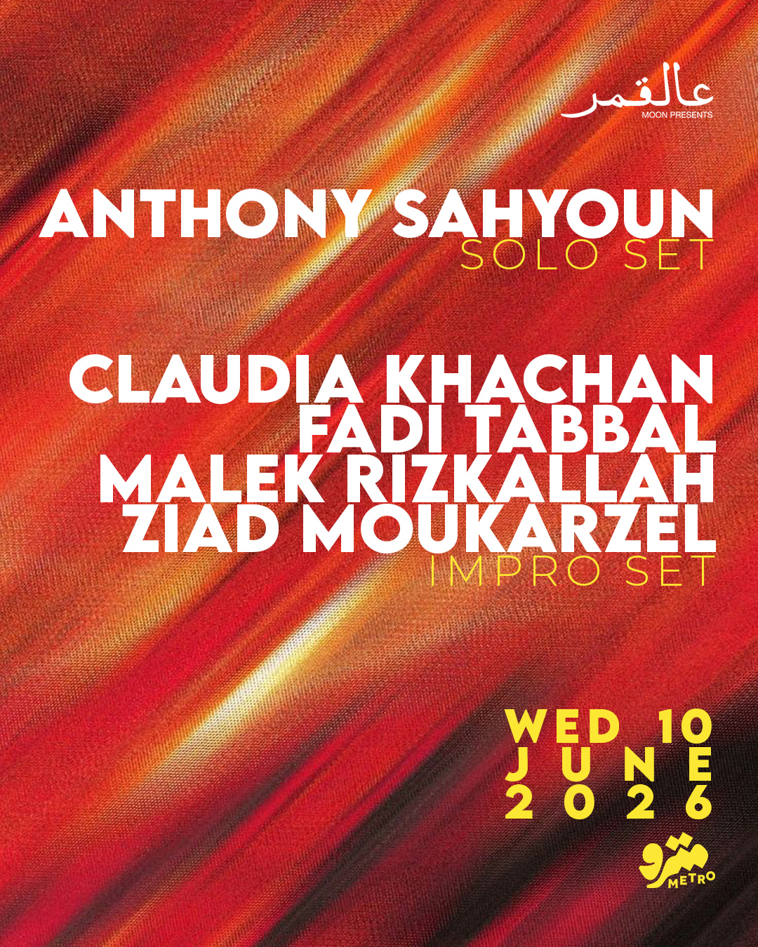 Moon presents Anthony Sahyoun (solo) + Quartet impro set
