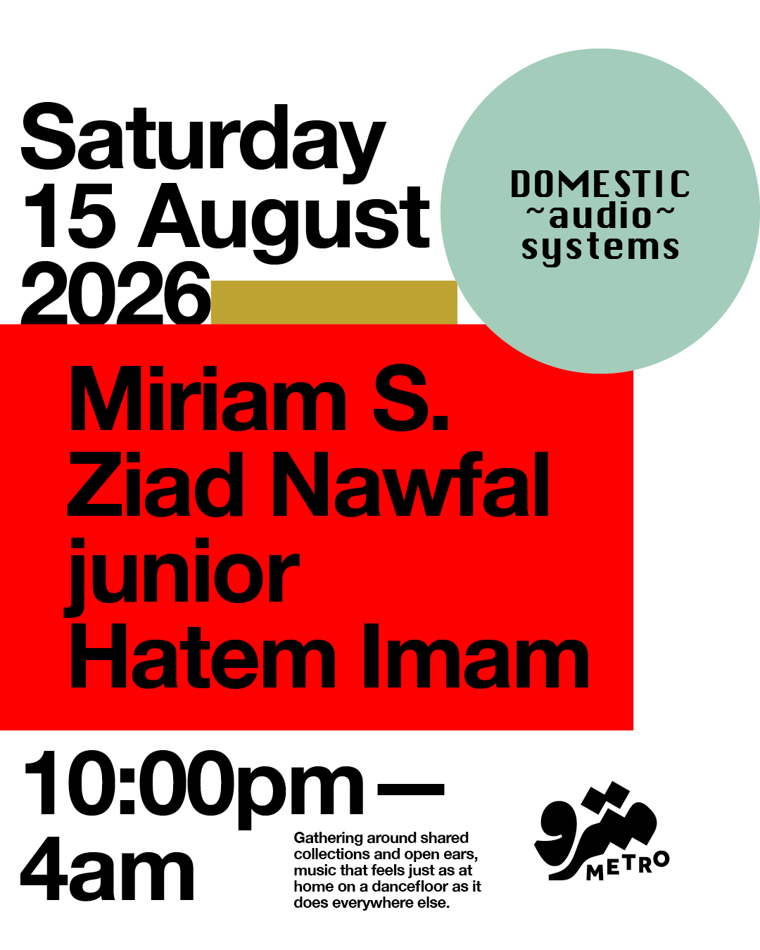 Domestic Audio System